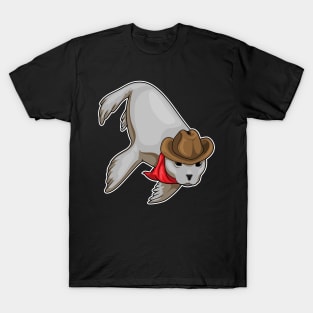 Seal Cowboy Cowboy hat T-Shirt